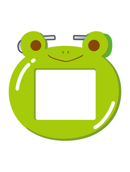 ようちえんバッジ_かえる