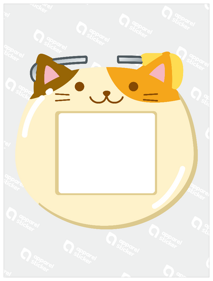 ようちえんバッジ_みけねこ