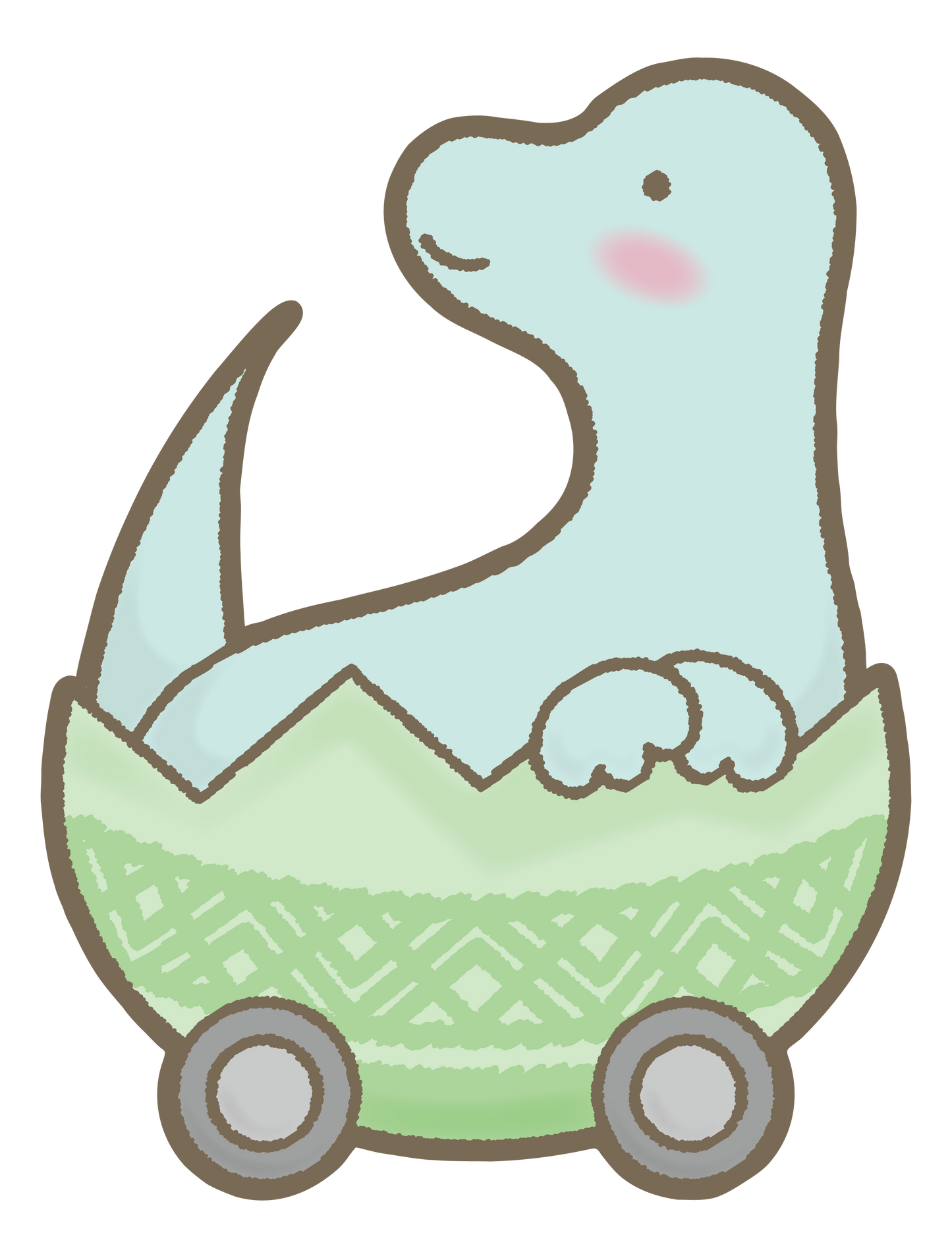 恐竜トロッコ ブラキオサウルス