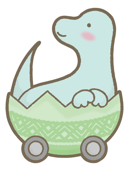 恐竜トロッコ ブラキオサウルス