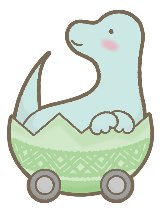 恐竜トロッコ ブラキオサウルス