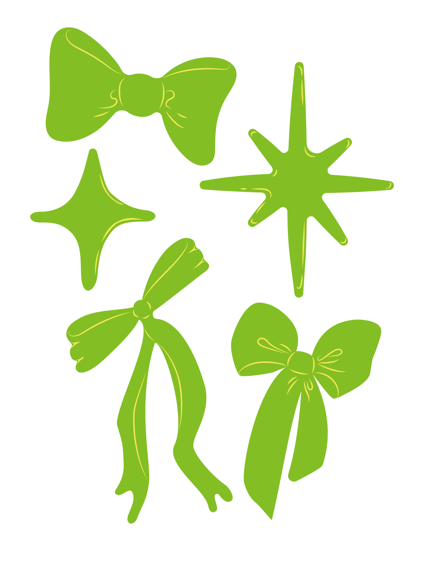 デコ_りぼん_みどり