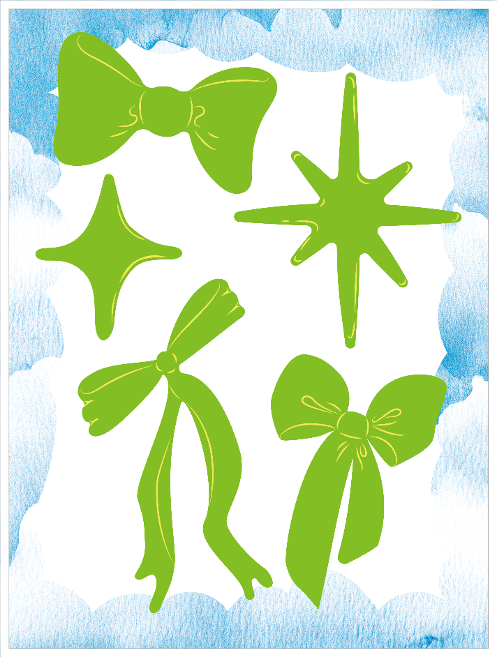 デコ_りぼん_みどり