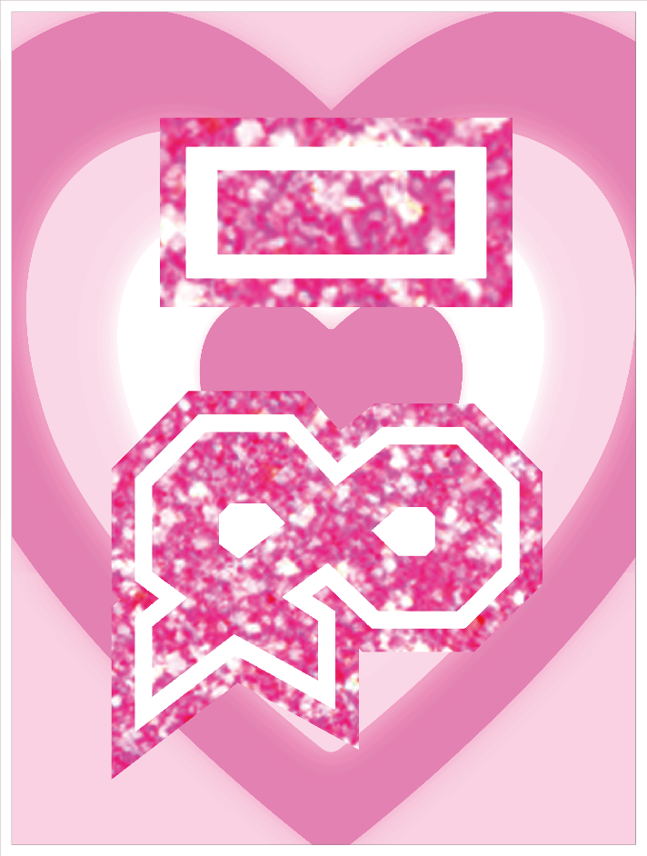 単体グリッター_記号_ピンク