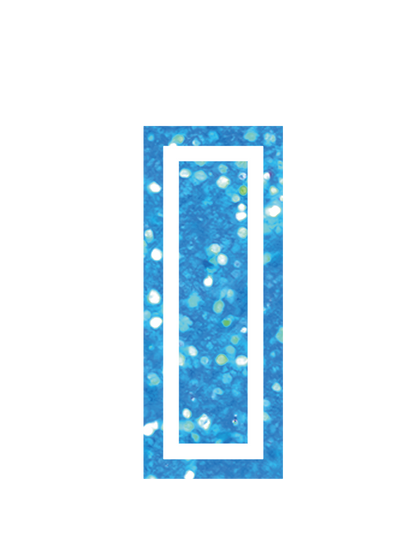 単体グリッター_水色_I