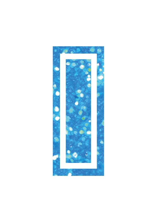 単体グリッター_水色_I