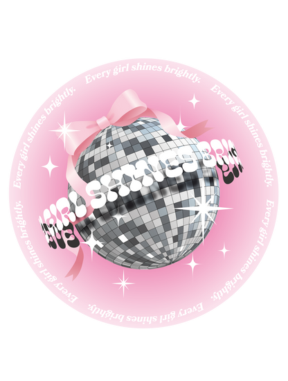 mirror ball ribon