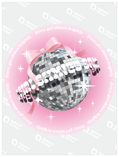 mirror ball ribon