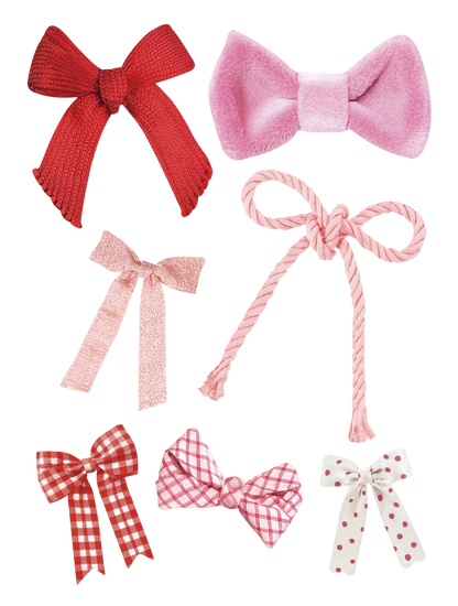 リアルリボン_赤桃色