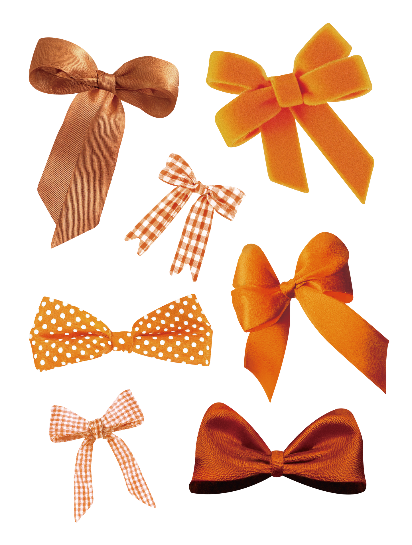 リアルリボン_橙黄色