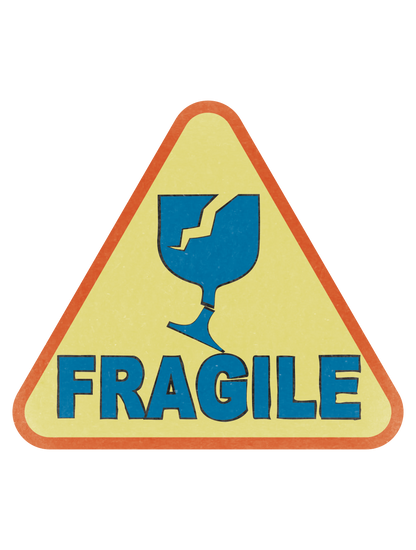 カラーシンプルステッカー_FRAGILE