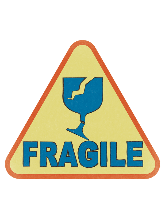 カラーシンプルステッカー_FRAGILE