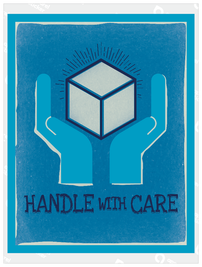 カラーシンプルステッカー_HANDLE_WITH_CARE