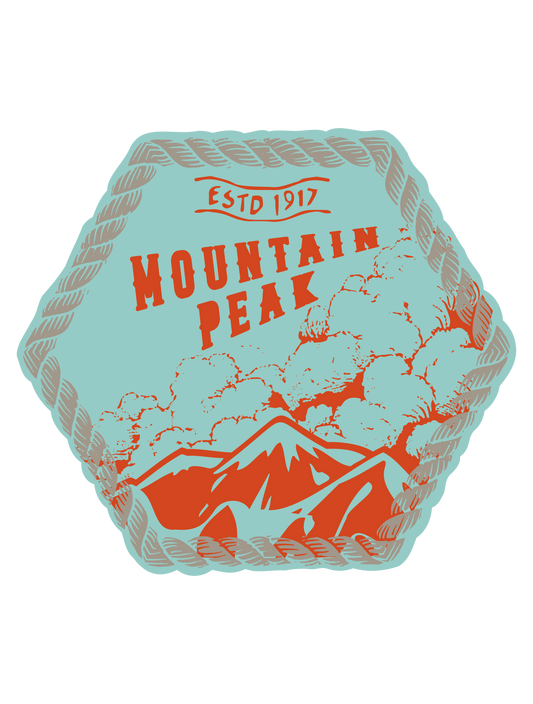 カラーシンプルステッカー_MOUNTAIN_PEAK