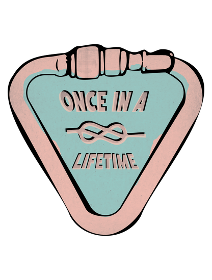 カラーシンプルステッカー_ONCE_IN_A_LIFETIME