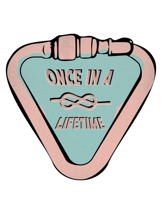 カラーシンプルステッカー_ONCE_IN_A_LIFETIME