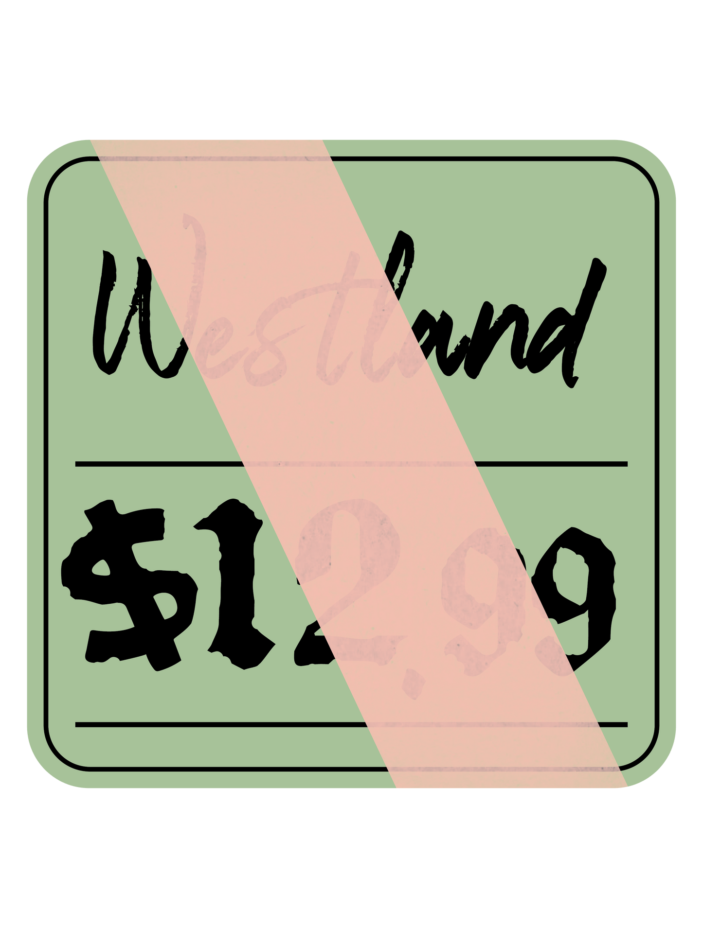 カラーシンプルステッカー_PRICE_TAG