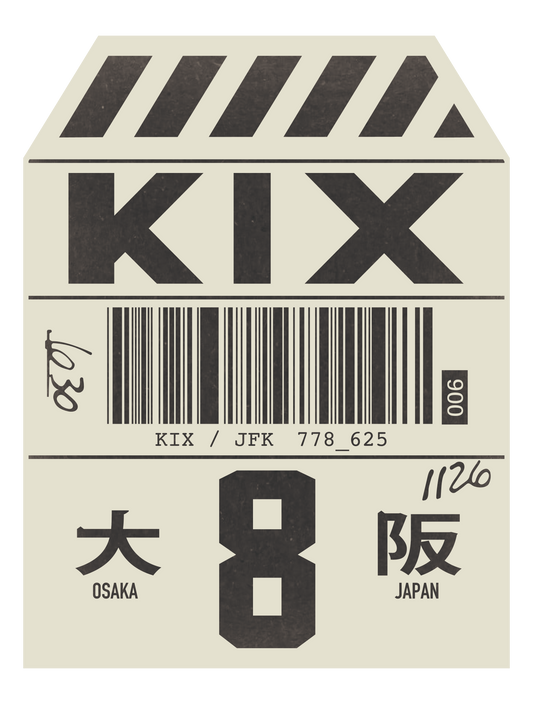 モノクロシンプルステッカー_BAGGAGE_TAG