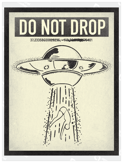 モノクロシンプルステッカー_DO_NOT_DROP