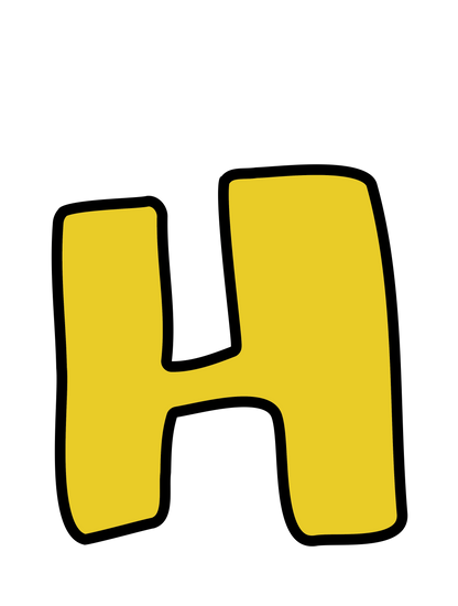 POPアルファベット_H