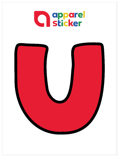 POPアルファベット_U