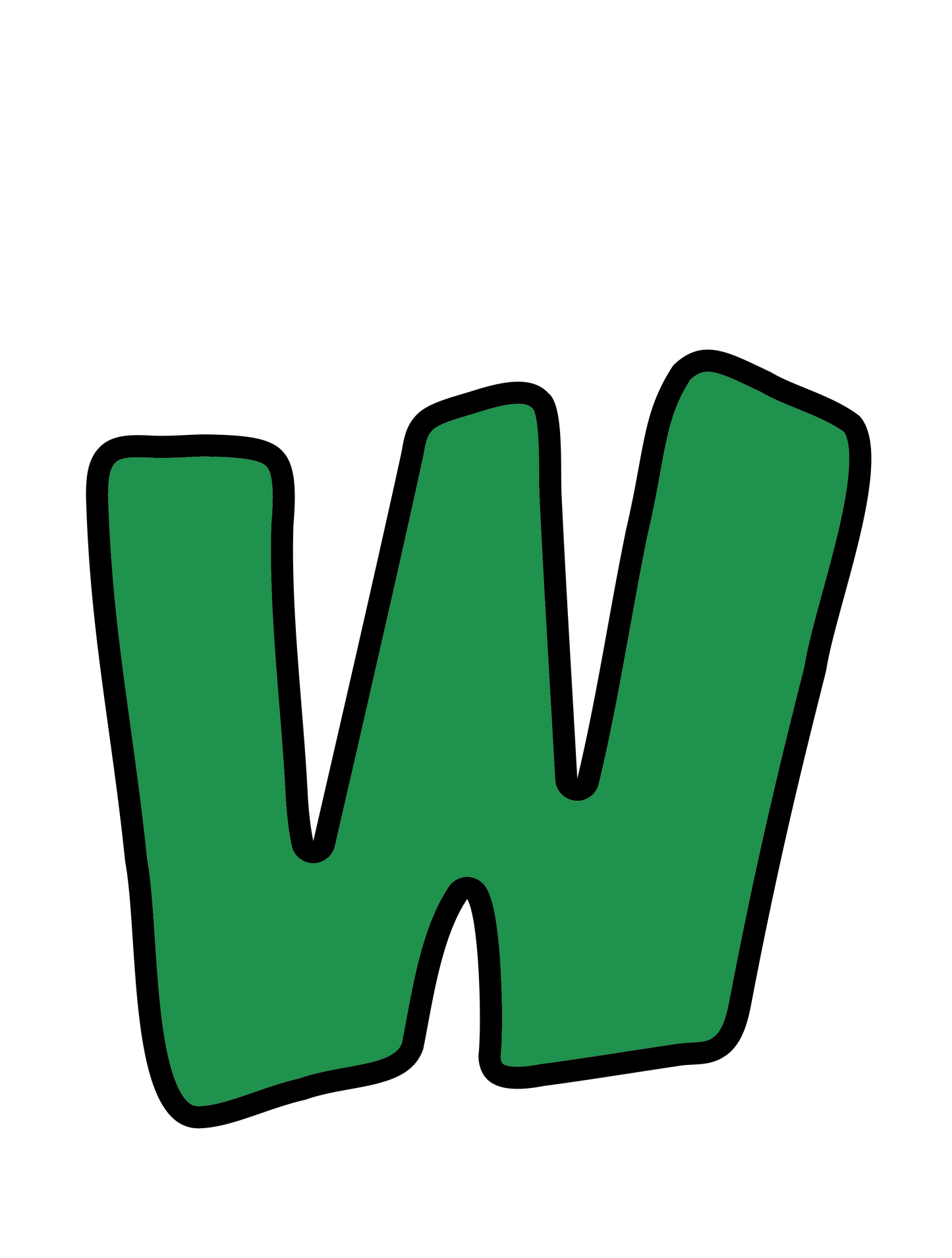 POPアルファベット_W