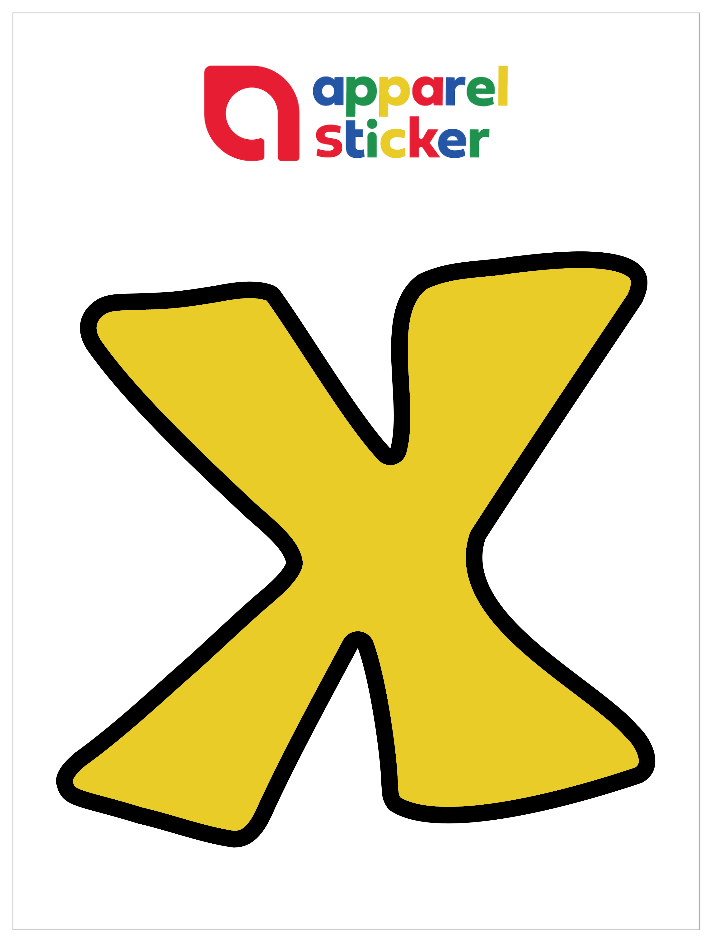 POPアルファベット_X