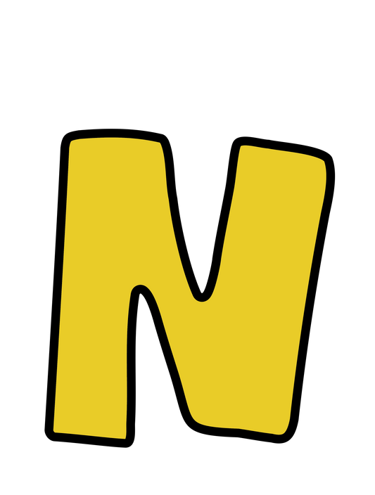 POPアルファベット_N