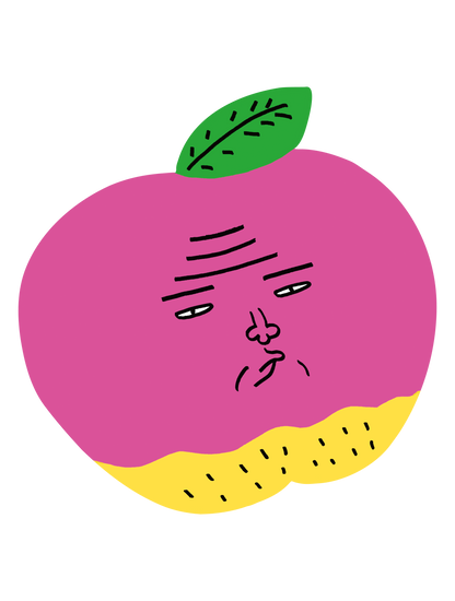 変な果物_モモ