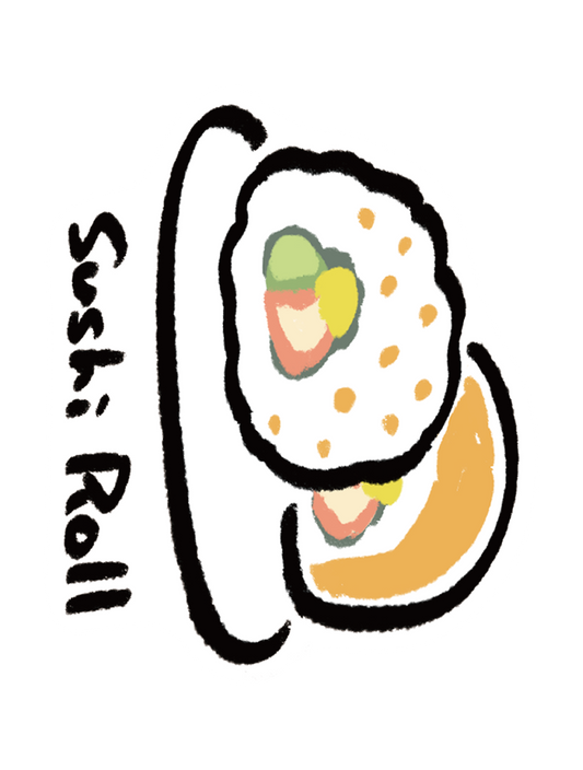 だびくん_文字巻き寿司