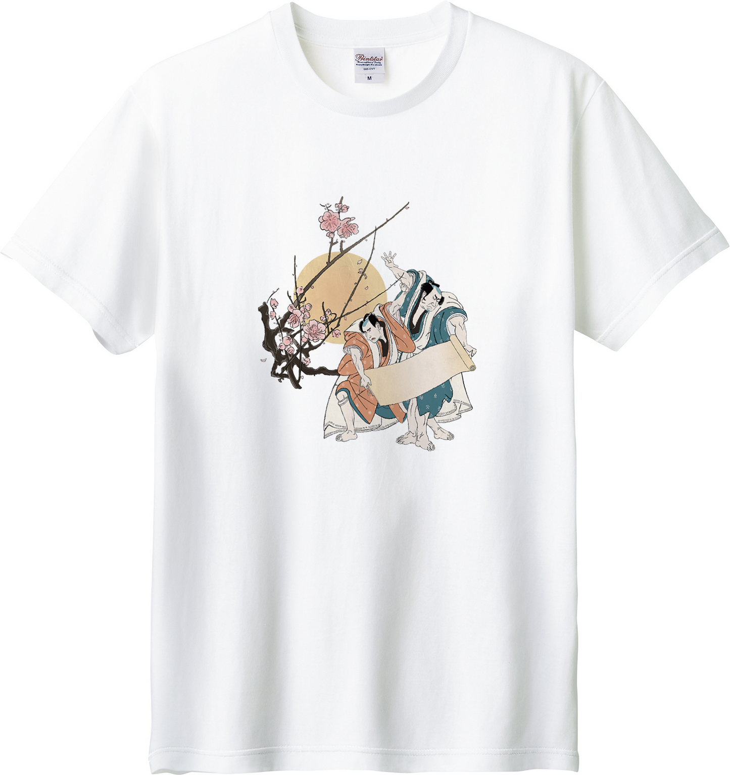 和柄_侍 半袖Tシャツ