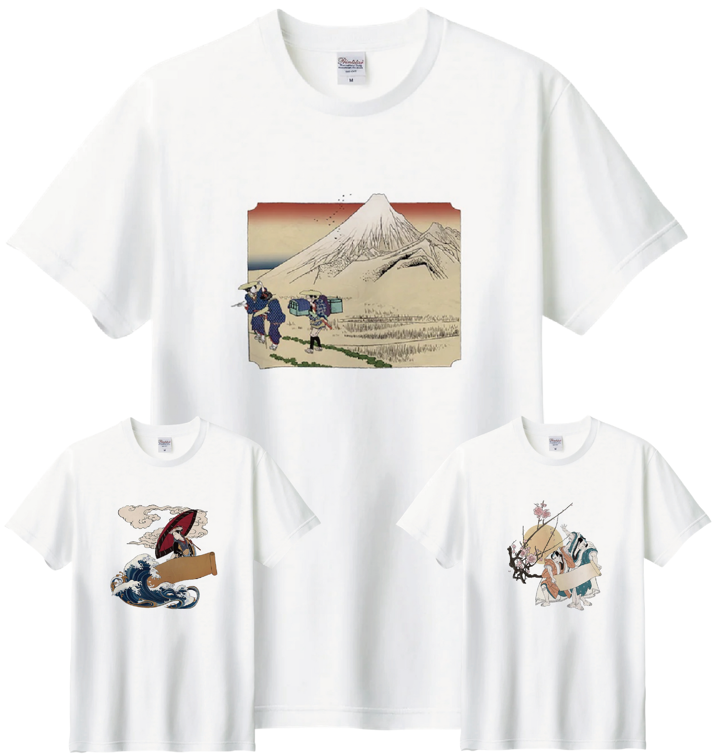 和柄 半袖Tシャツ