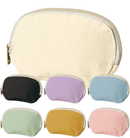 キャンバスラウンドティッシュポーチ