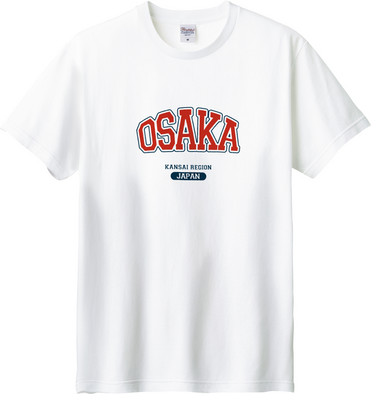 カレッジ風 半袖Tシャツ