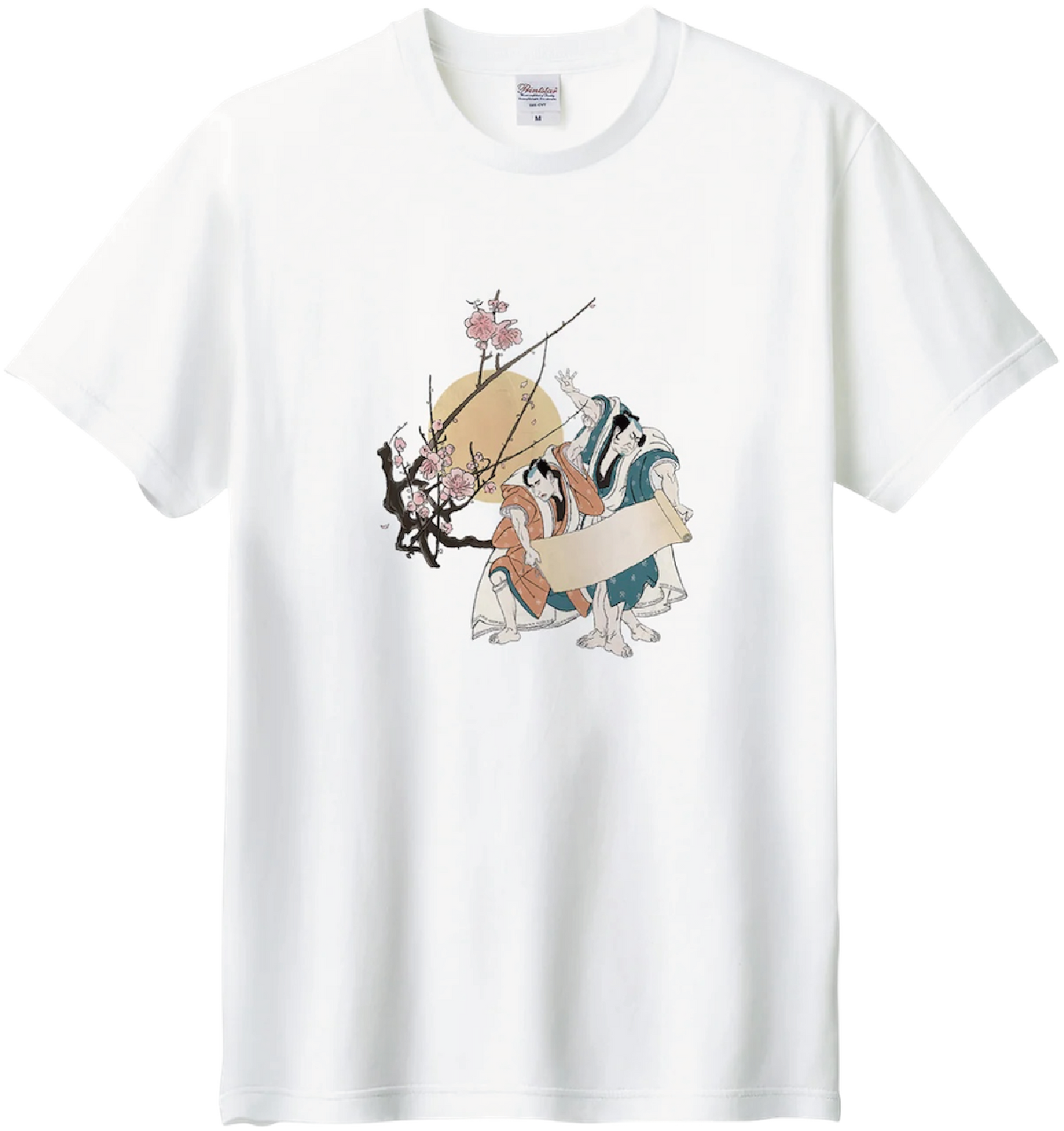 和柄 半袖Tシャツ