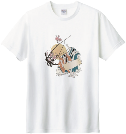 和柄 半袖Tシャツ