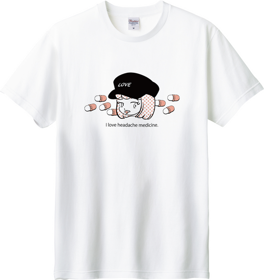 YOSHIOKA 頭痛薬 半袖Tシャツ