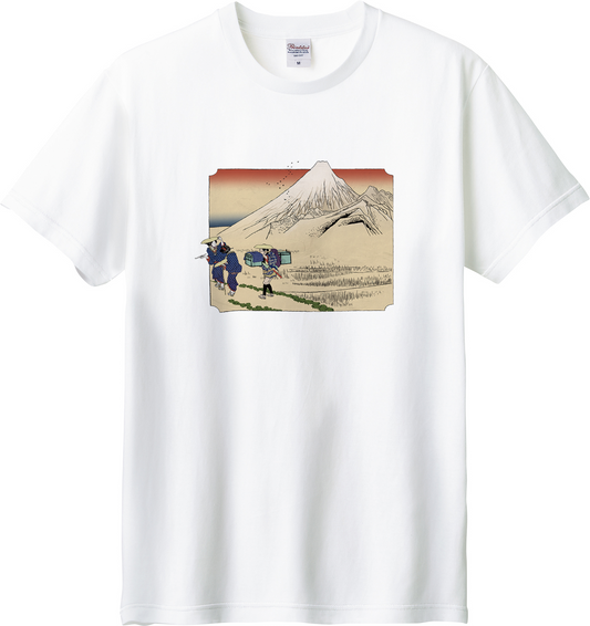 和柄_富士 半袖Tシャツ